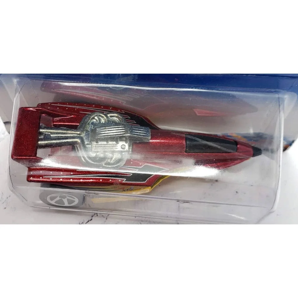 Hot Wheels 2000 Mainline XT-3 Red and Yellow With Chrome 5 Spoke Wheels #215
